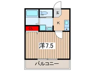 ランコントル【3階】の間取り