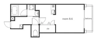フィローリ長筬【2階】の間取り