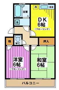 サンハイム新富【3階】の間取り
