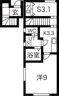 aurora HRII(アウローラエイチアールツー)【2階】の間取り
