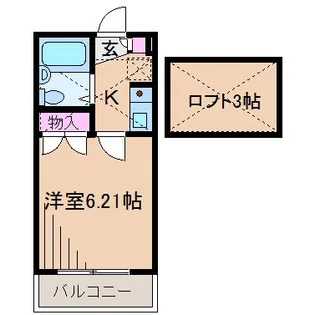 WOODBELL師岡B棟【2階】の間取り