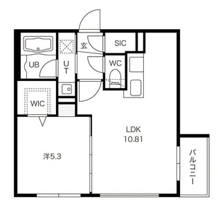 ティエラ二十四軒 (Tierra二十四軒)【1階】の間取り