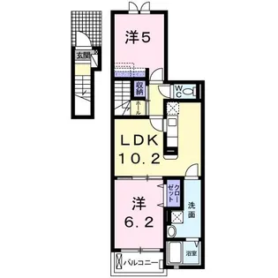 アリッサム【2階】の間取り