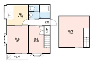 オーシャンタウン【3階】の間取り