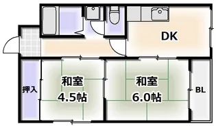 桜川パークヒルズ【5階】の間取り