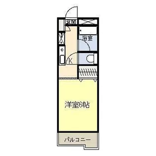 ケントクレール宮崎大坪町【4階】の間取り