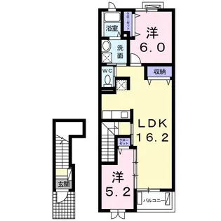マーベラスIII【2階】の間取り