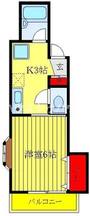 エステート上十条【3階】の間取り