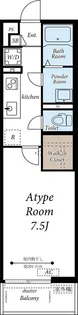 リブリ・ラダトーム八王子【3階】の間取り
