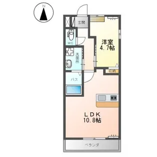 パンプキンフィールド【1階】の間取り