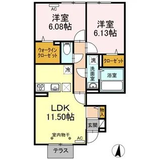 トロワーズ湘南XII【1階】の間取り