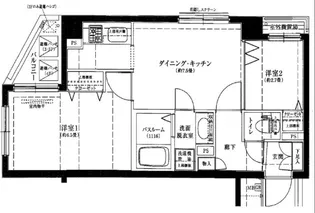 ロアール江古田【5階】の間取り