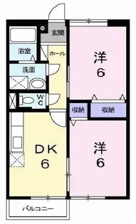エスポワールメゾンA【2階】の間取り