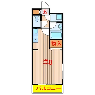 後関マンションII【2階】の間取り