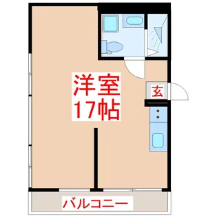 玉龍ビル【3階】の間取り