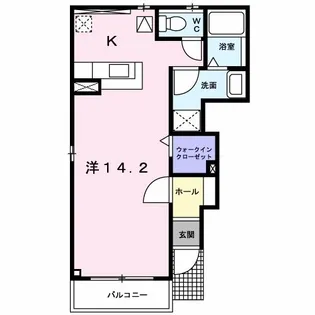 ダジュール【1階】の間取り