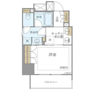 パークリュクス御茶ノ水【9階】の間取り