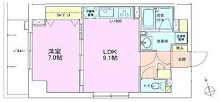 銀座レジデンス参番館【2階】の間取り