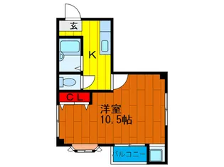 ツーステーションA【2階】の間取り