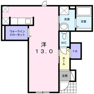 ピュア ソレイユS【1階】の間取り