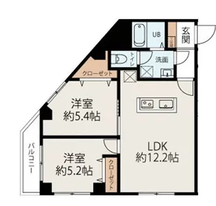 コネクトパークヒルズ本郷町【4階】の間取り