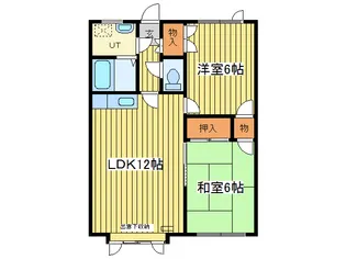 ノースウエスト19【3階】の間取り