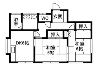 第二守賀荘【1階】の間取り