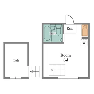 中延ハイツ【2階】の間取り