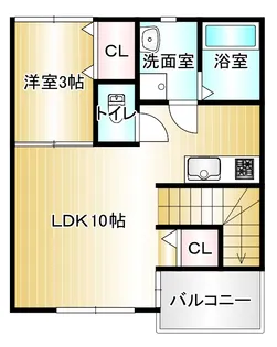 メゾンルーチェ【2階】の間取り