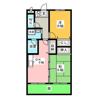 PRIMIYELL I【1階】の間取り