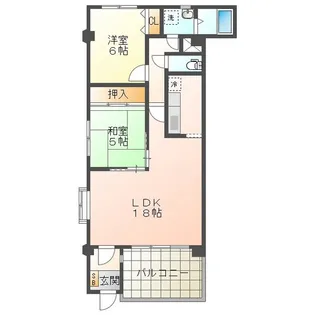 サンライズシティ【1階】の間取り