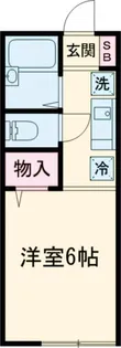 メゾンD E【1階】の間取り