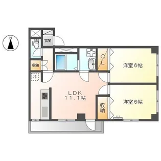 アメニティプレイス【4階】の間取り