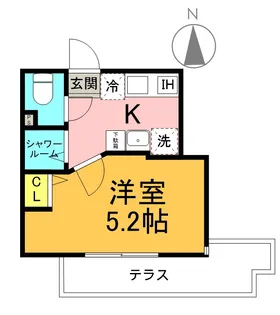 Villa Azure【1階】の間取り