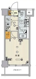スカイコート川崎西口【4階】の間取り
