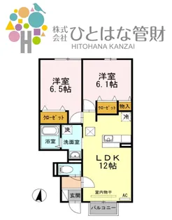 ファミールMINAMI【1階】の間取り