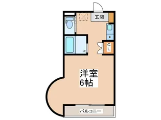 エステージ西調布B【2階】の間取り