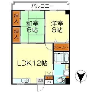 プリーマ・T【2階】の間取り