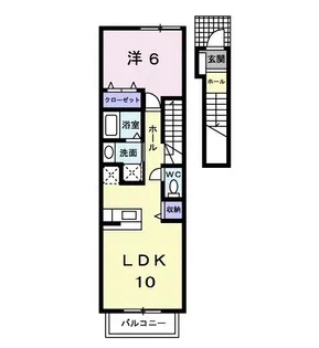 ファイン・Y A【2階】の間取り