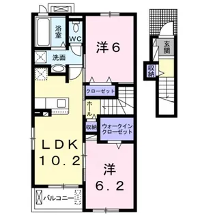 さざんか【2階】の間取り