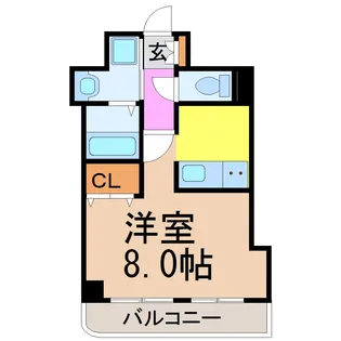 WILL鶴舞(ウィルツルマイ)【2階】の間取り