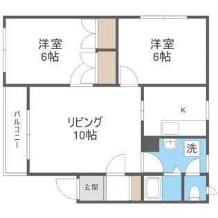 カルテット【1階】の間取り