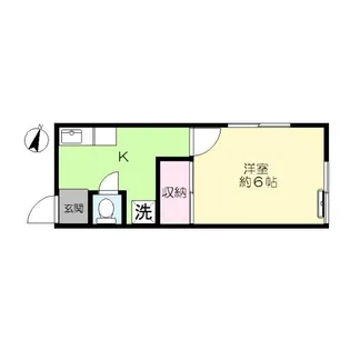 メゾンひまわり【2階】の間取り