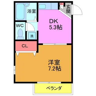 メゾン青葉【2階】の間取り