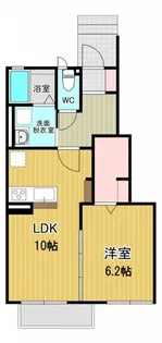プリエールA棟【1階】の間取り