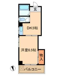 市村第2ビル【4階】の間取り