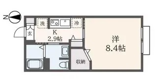 メゾン・ド・ソレイユ【1階】の間取り