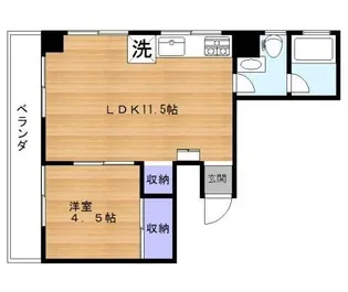 マンション下北沢【3階】の間取り