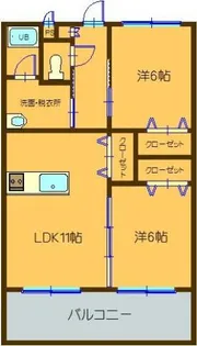 ネクステージコンフォルト【3階】の間取り