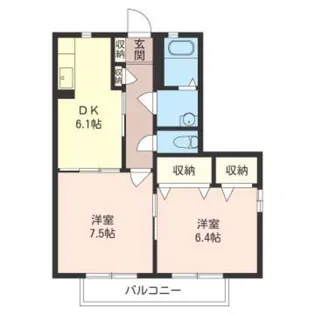 ピコリーノ壱番館【1階】の間取り